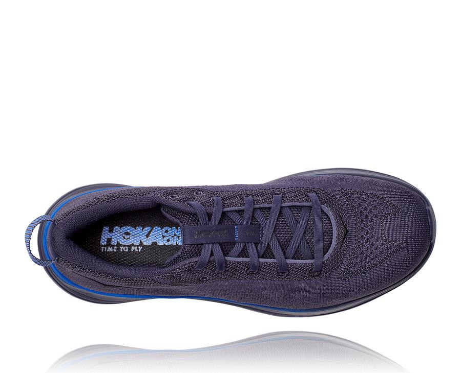 Zapatillas Running Hoka One One Hombre - Hupana Flow - Azul Marino - QIS072936